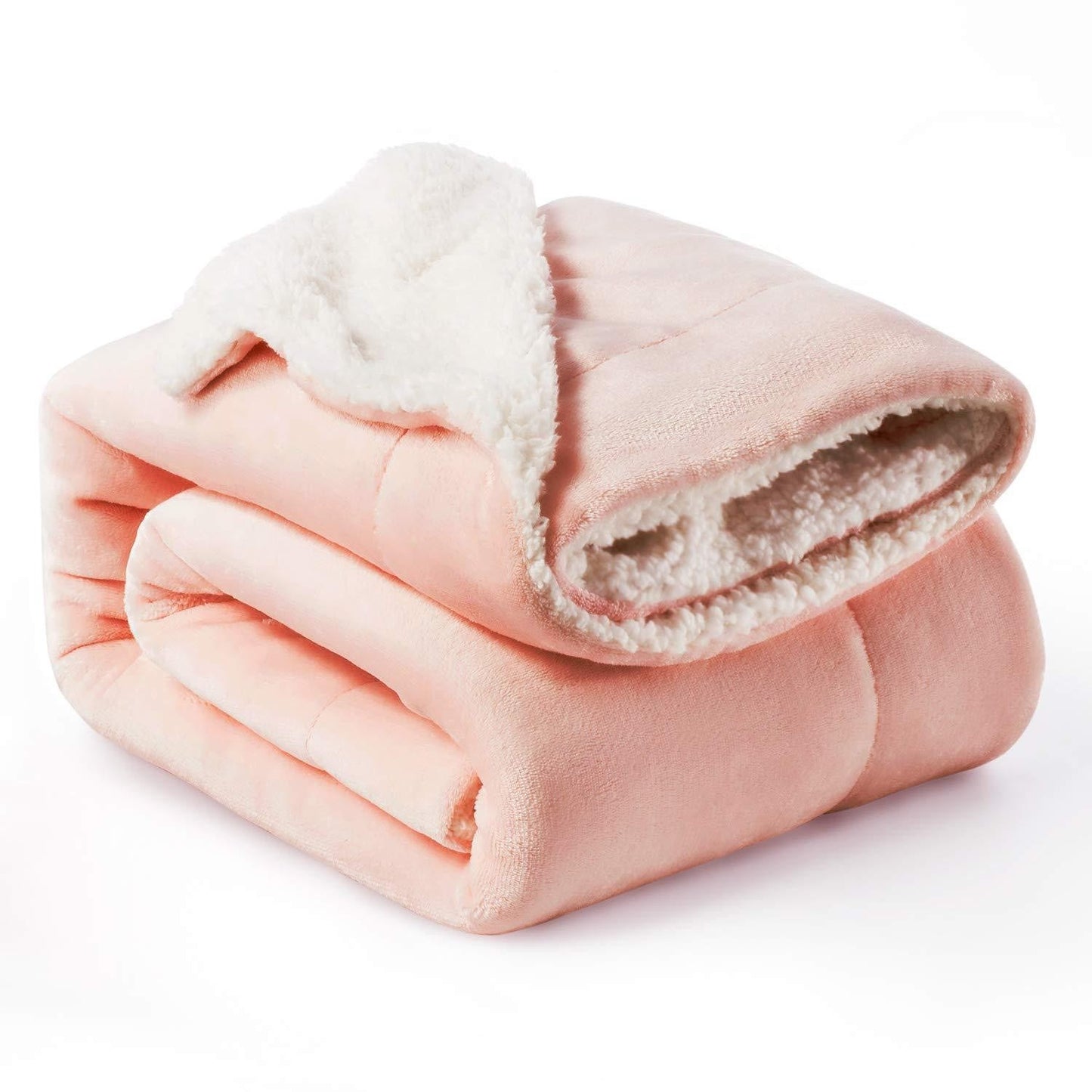 Lamb Fleece Plush Blanket for Bed