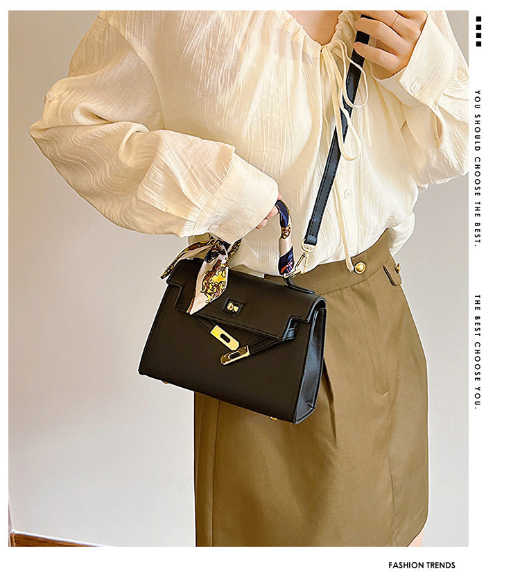 Women's Small Handbag, Minimalist Square Shoulder Bag