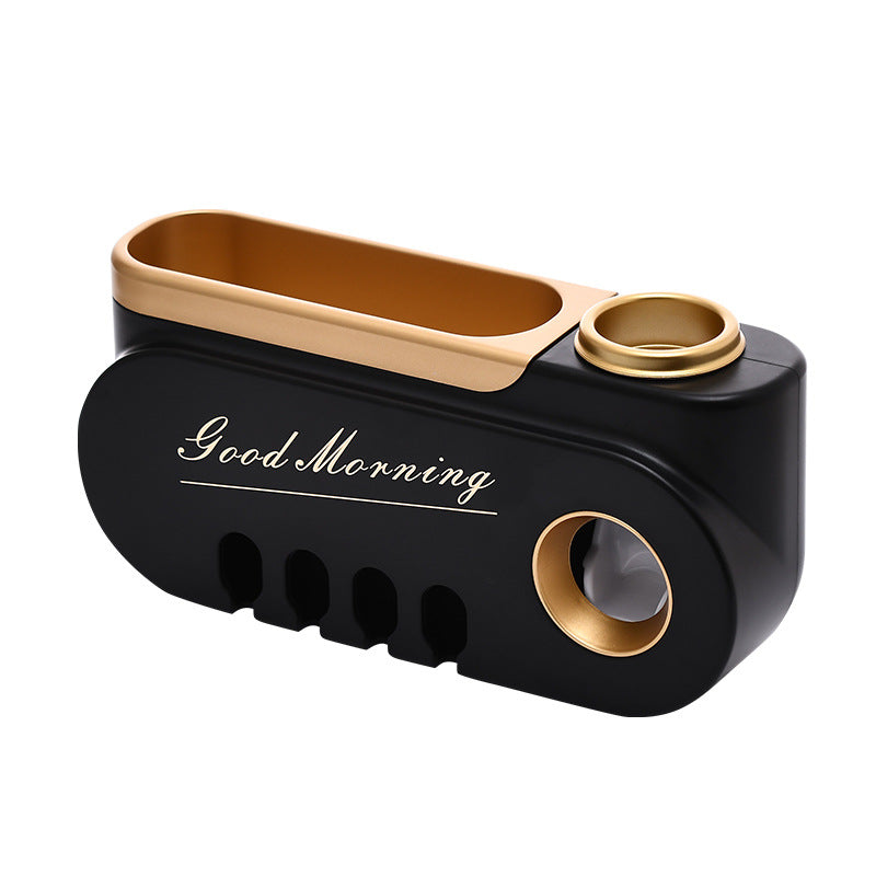 Creative Toothbrush Holder with Toothpaste Squeezer Set