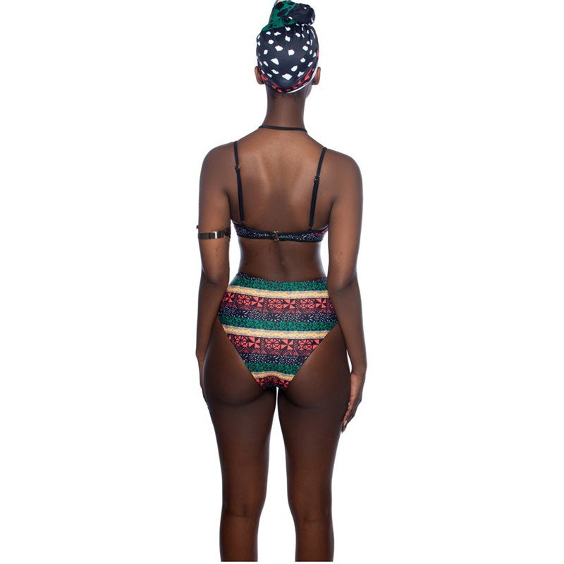 Tribal Print Bikini Set