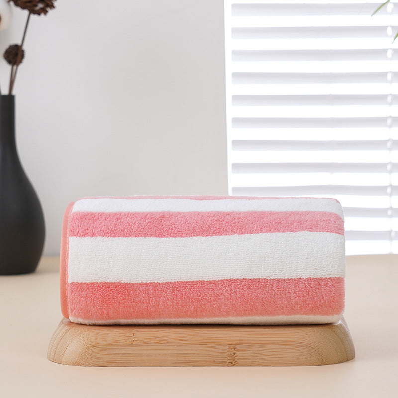 Thick Coral Fleece Towel - Absorbent and Durable