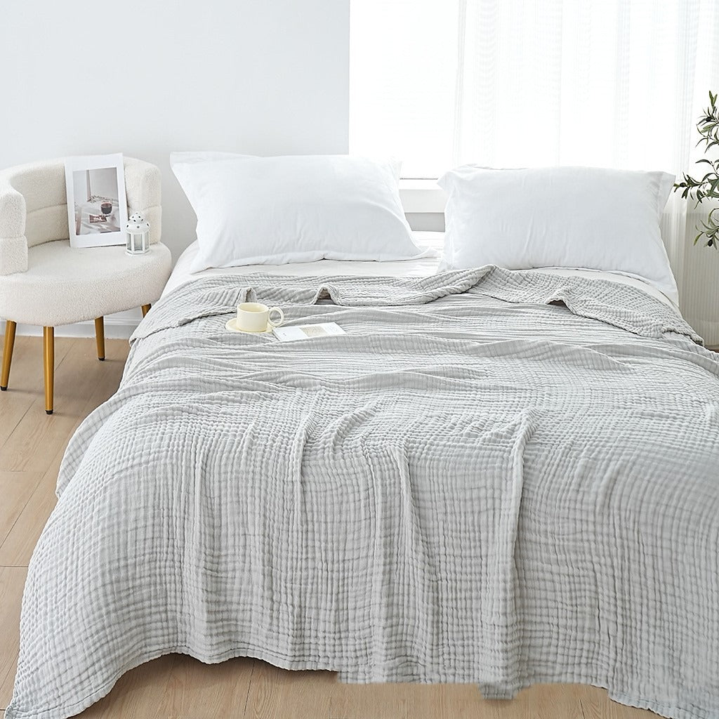 Six-Layer Cotton Gauze Bed Cover