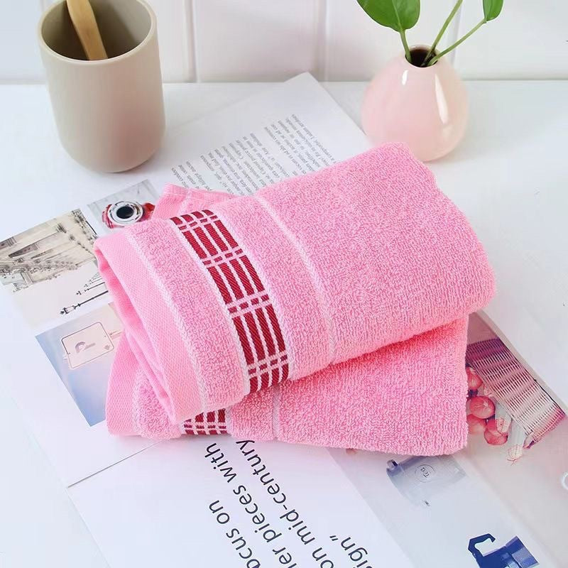 Embroidered Logo Cotton Face Towels for Wholesale