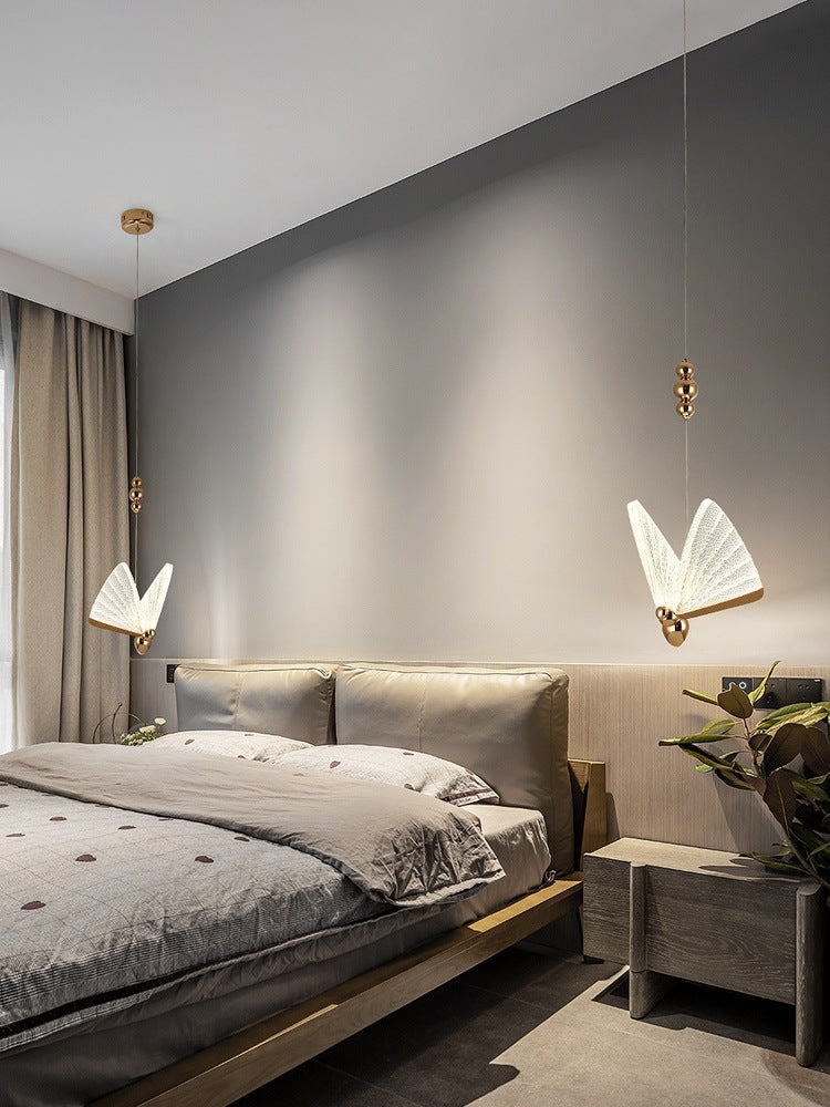 Modern Butterfly Pendant Light for Bedroom and Living Room