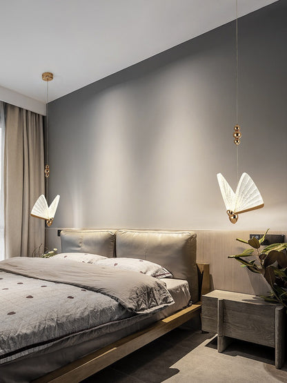 Modern Butterfly Pendant Light for Bedroom and Living Room