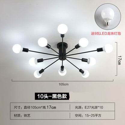 Modern Minimalist LED Ceiling Light for Bedroom and Living Room