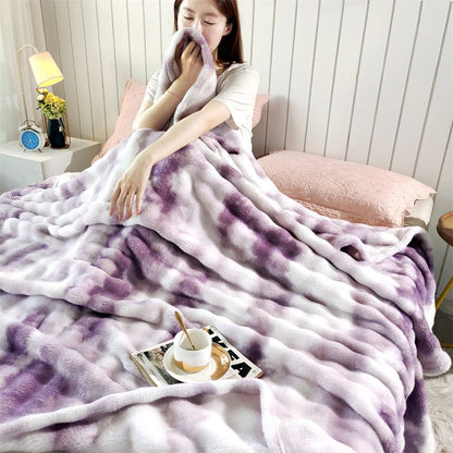 Bubble Velvet Multicolor Blanket