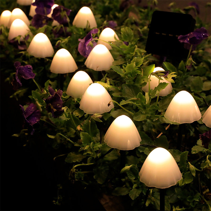 LED Solar Mushroom Lights for Outdoor Garden Decor