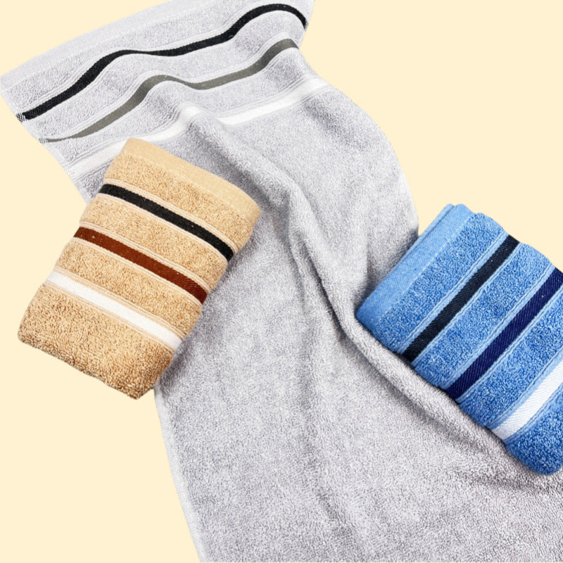 Embroidered Logo Cotton Face Towels for Wholesale