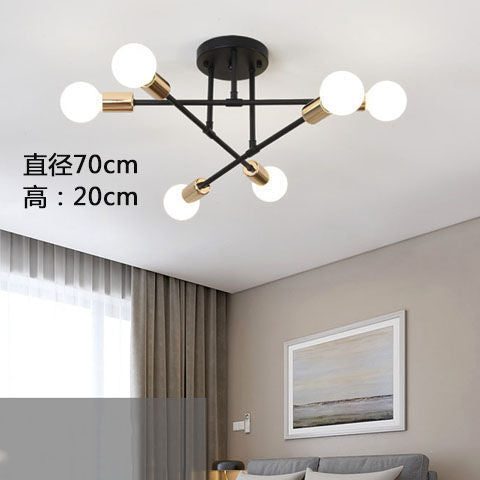 Modern Minimalist LED Ceiling Light for Bedroom and Living Room