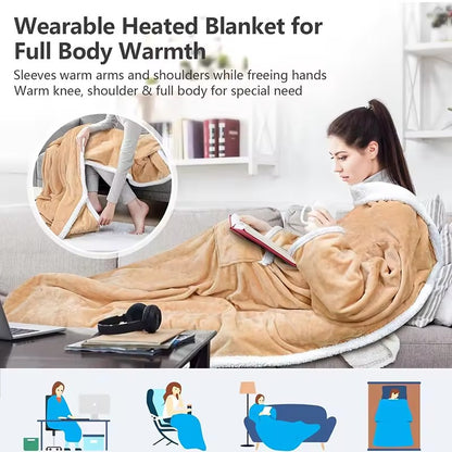 Portable Electric Blanket with Foot Pocket