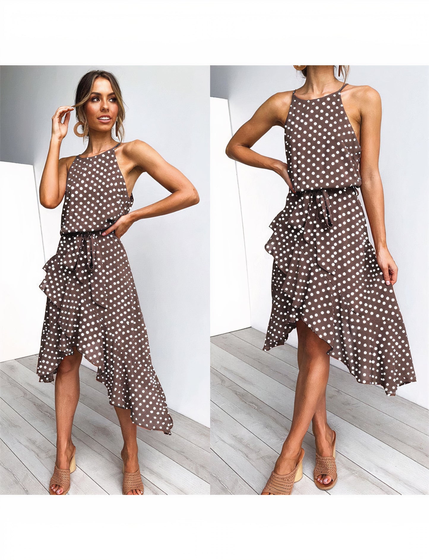 Sunny Freckle Midi Dress