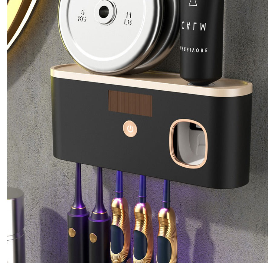 USB UV Toothbrush Sterilizer Wall Holder