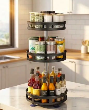 Spice Jar Display Rack