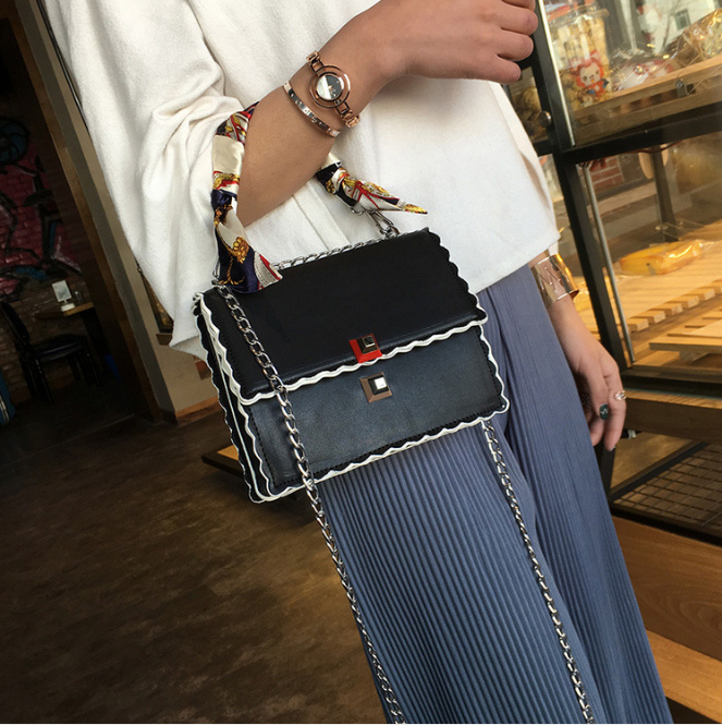 Women's Small Handbag, Minimalist Square Shoulder Bag