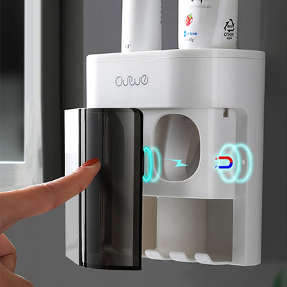 Automatic Toothpaste Dispenser Set with Wall Mount