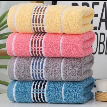 Embroidered Logo Cotton Face Towels for Wholesale