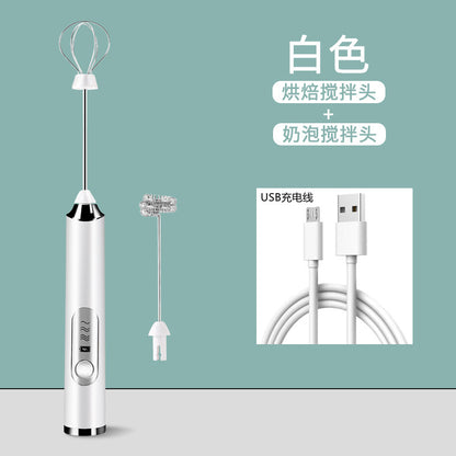 Electric Handheld Egg Beater for Baking and Mixing