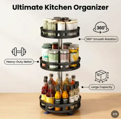 Spice Jar Display Rack