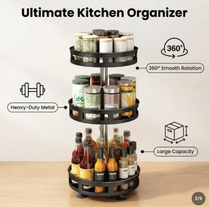 Spice Jar Display Rack