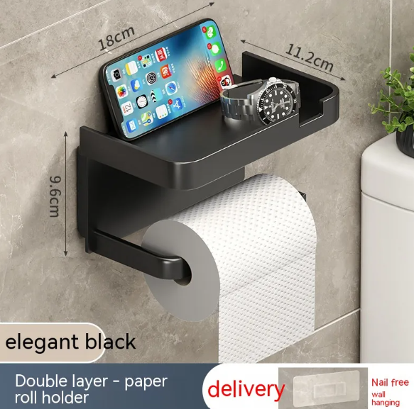 Toilet Tissue Box Wall-mounted Shelves