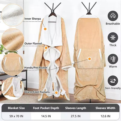 Portable Electric Blanket with Foot Pocket