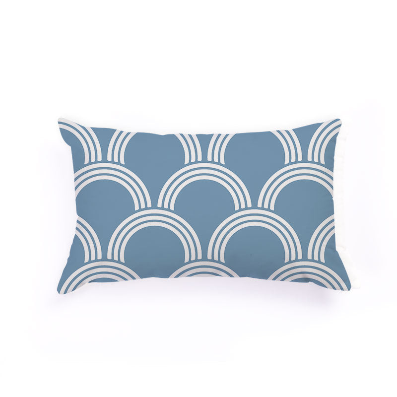 Nordic Geometric Elk Flag Custom Plush Pillow
