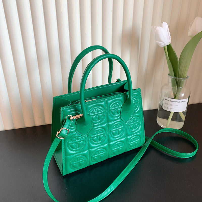 High-End Women's Versatile Square Messenger Handbag