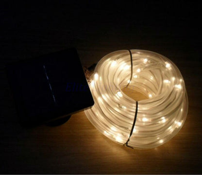 Solar String Lights with Waterproof Colorful Tubes