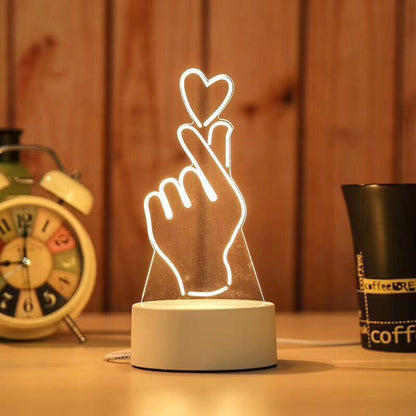 New 3D Switch Colorful Night Light for Smart Home
