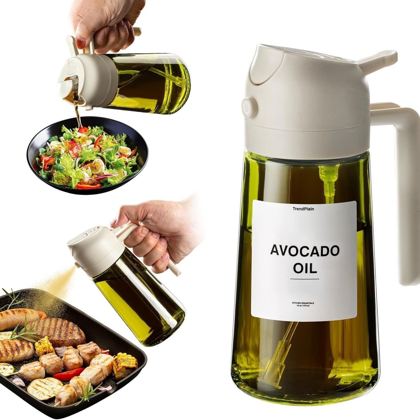 Portable Glass Oil Sprayer