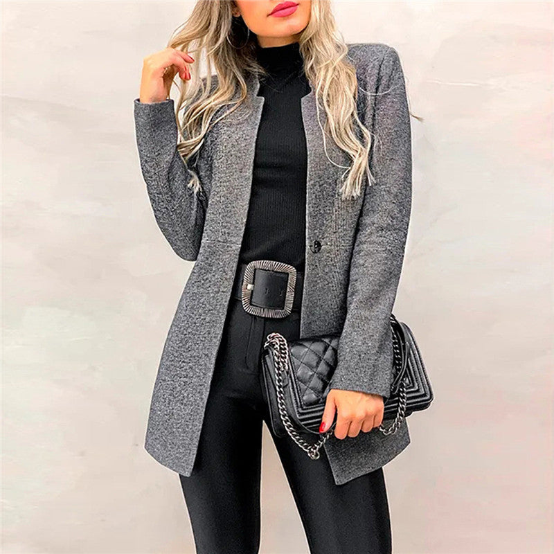 Chic Women's Tailored Suit Jacket