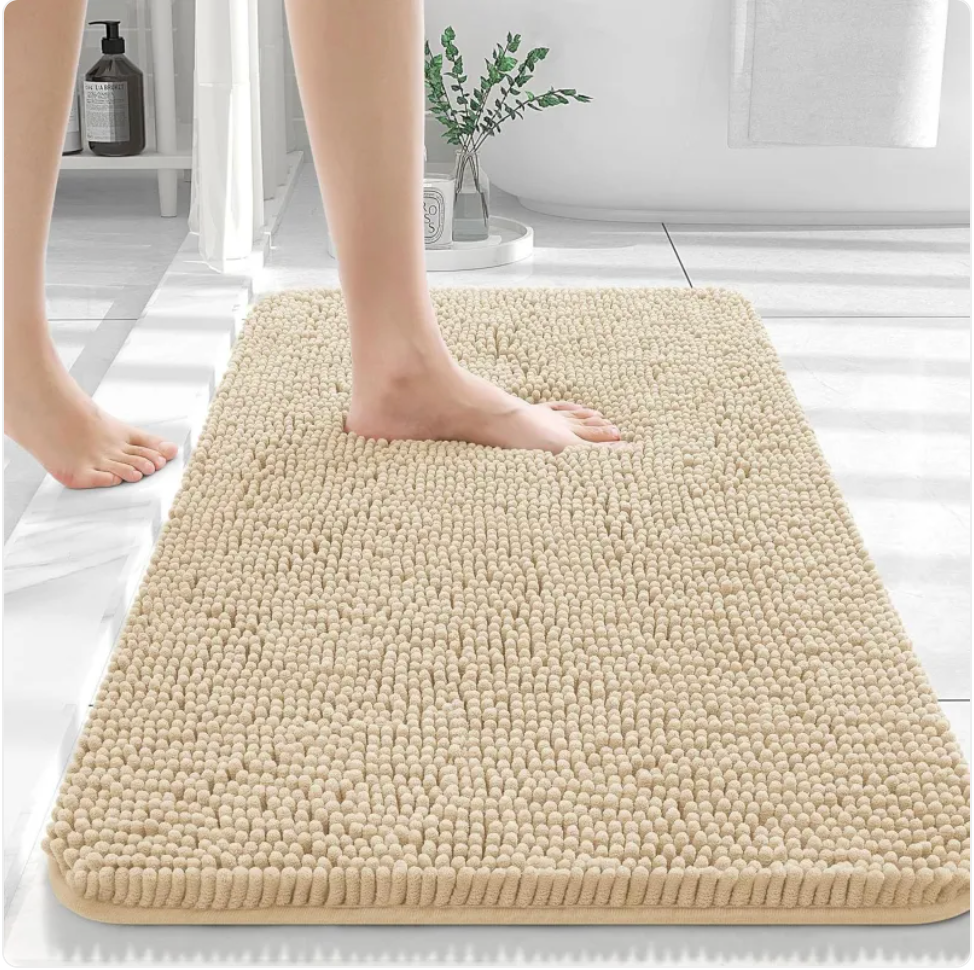 Long Chenille Absorbent Non-Slip Floor Mat