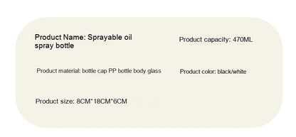 Two-in-One Glass Oil & Soy Sauce Atomizer