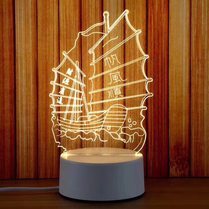New 3D Switch Colorful Night Light for Smart Home