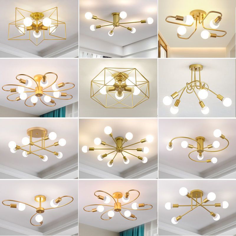 Modern Minimalist LED Ceiling Light for Bedroom and Living Room