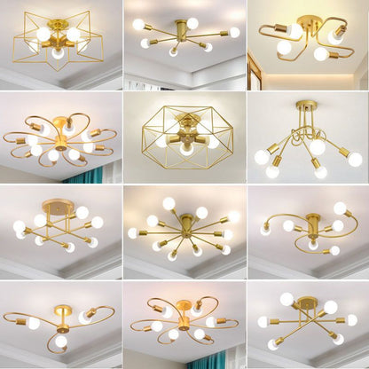 Modern Minimalist LED Ceiling Light for Bedroom and Living Room