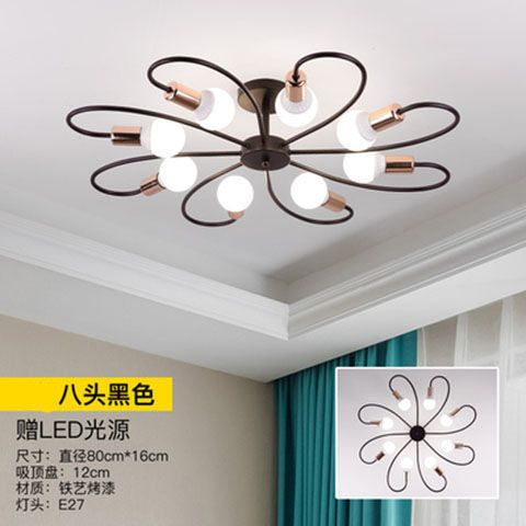 Modern Minimalist LED Ceiling Light for Bedroom and Living Room