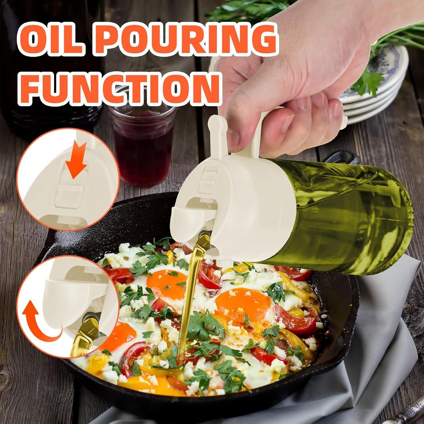 Portable Glass Oil Sprayer