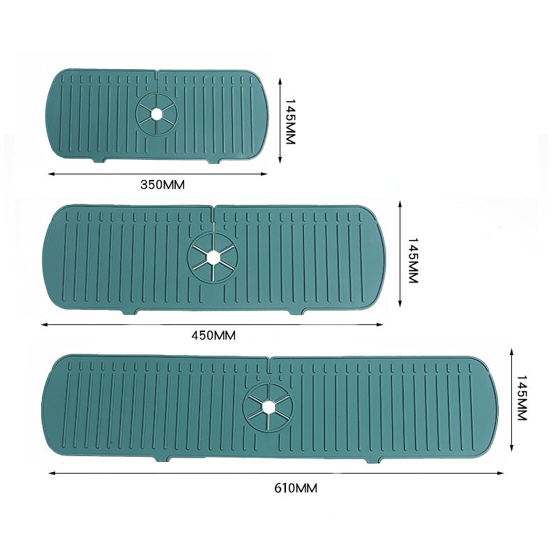 Silicone Sink Draining Mat for Kitchen Faucet Protection