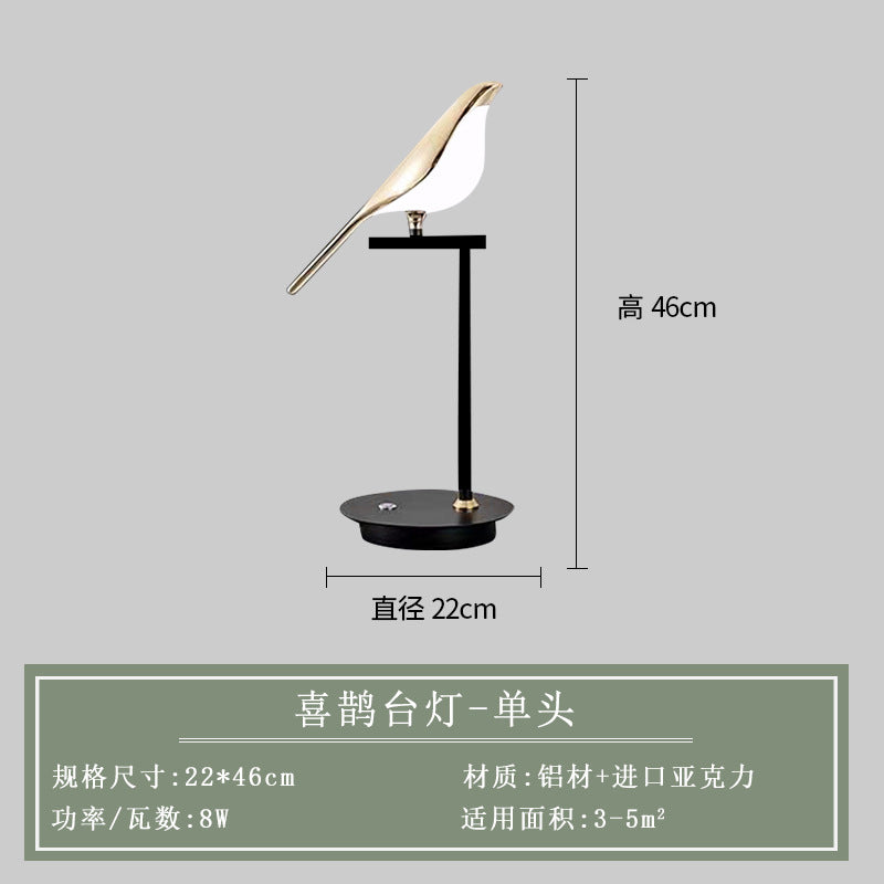 Modern Minimalist Creative Bird Wall Light for Home