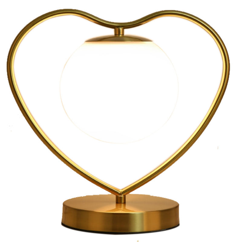 Modern Nordic Eye-Caring Gold Table Lamp for Rooms