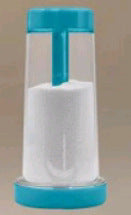 New Handheld Plastic Flour Sifter Mixing Cup Tool