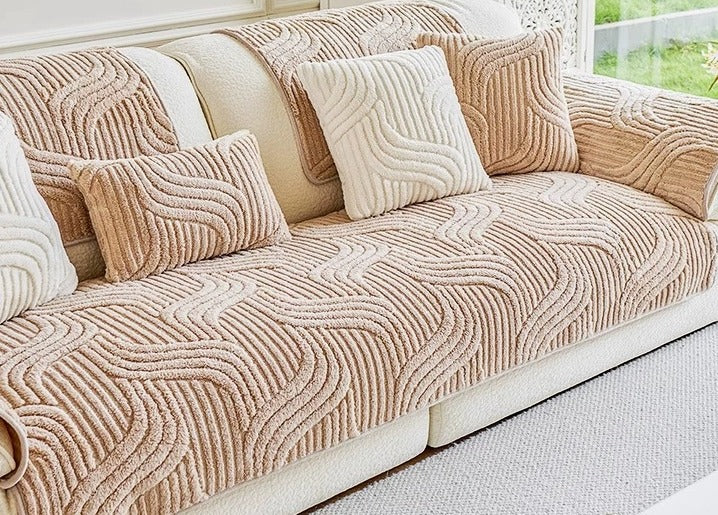 Thick Plush Non-Slip Sofa Cushion