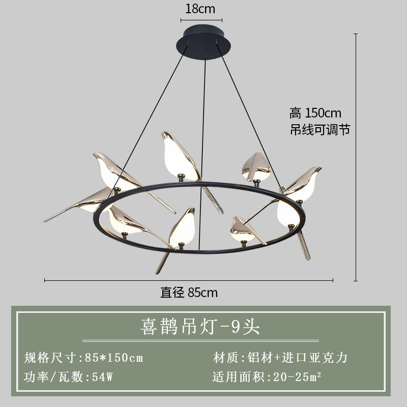 Modern Minimalist Creative Bird Wall Light for Home