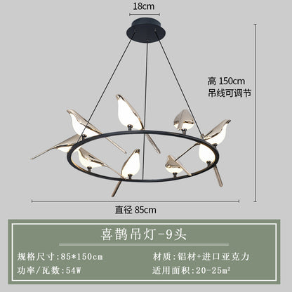 Modern Minimalist Creative Bird Wall Light for Home