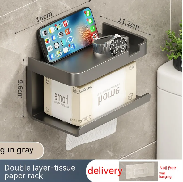 Toilet Tissue Box Wall-mounted Shelves