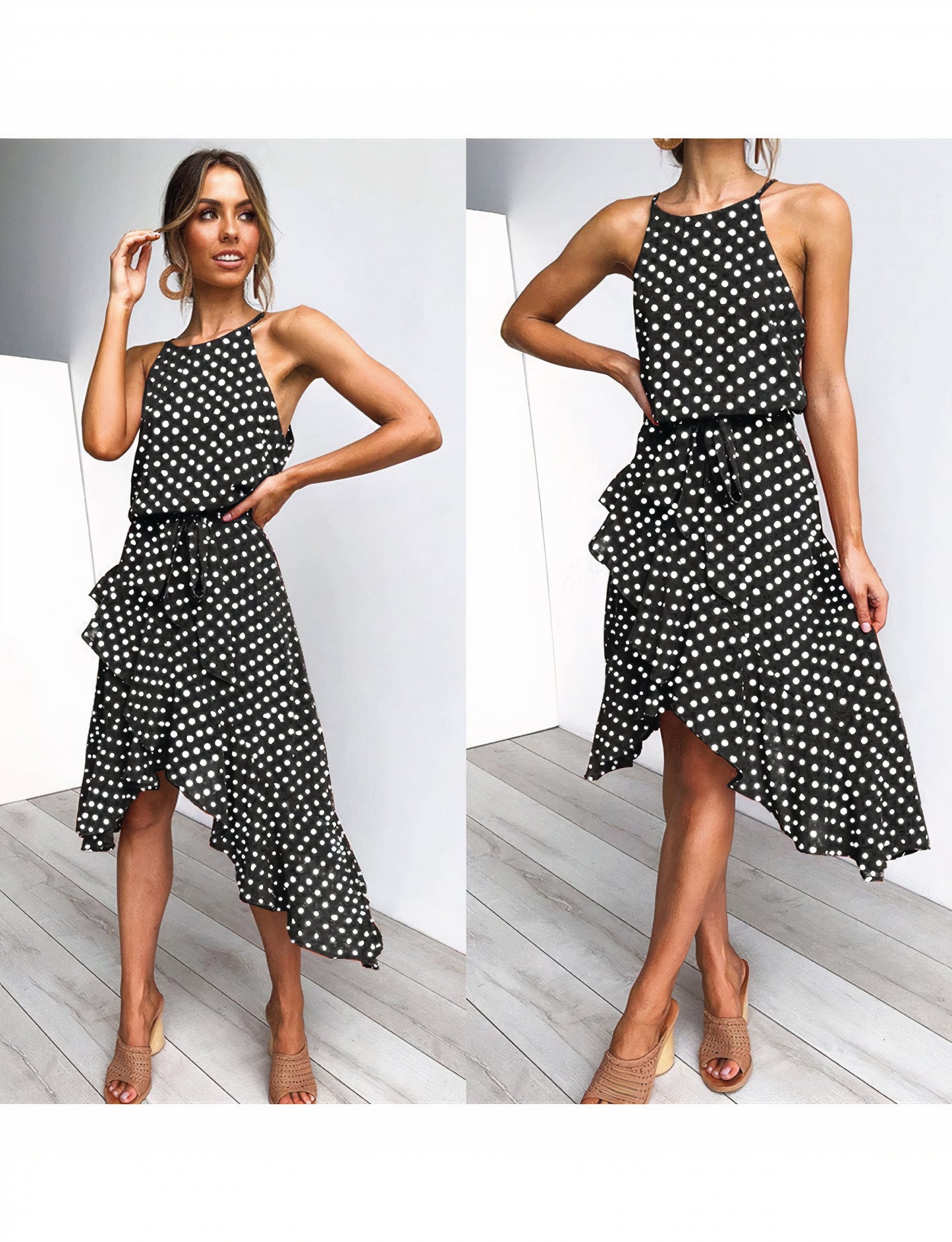 Sunny Freckle Midi Dress
