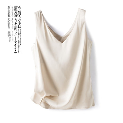 Chic Women's Satin Silk Top