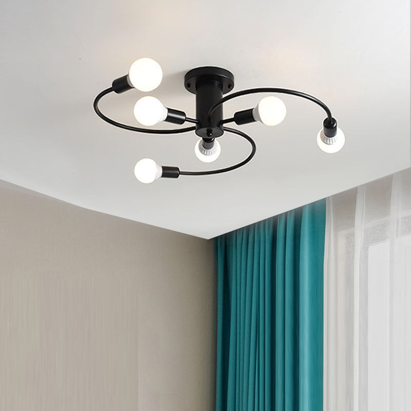 Modern Minimalist LED Ceiling Light for Bedroom and Living Room